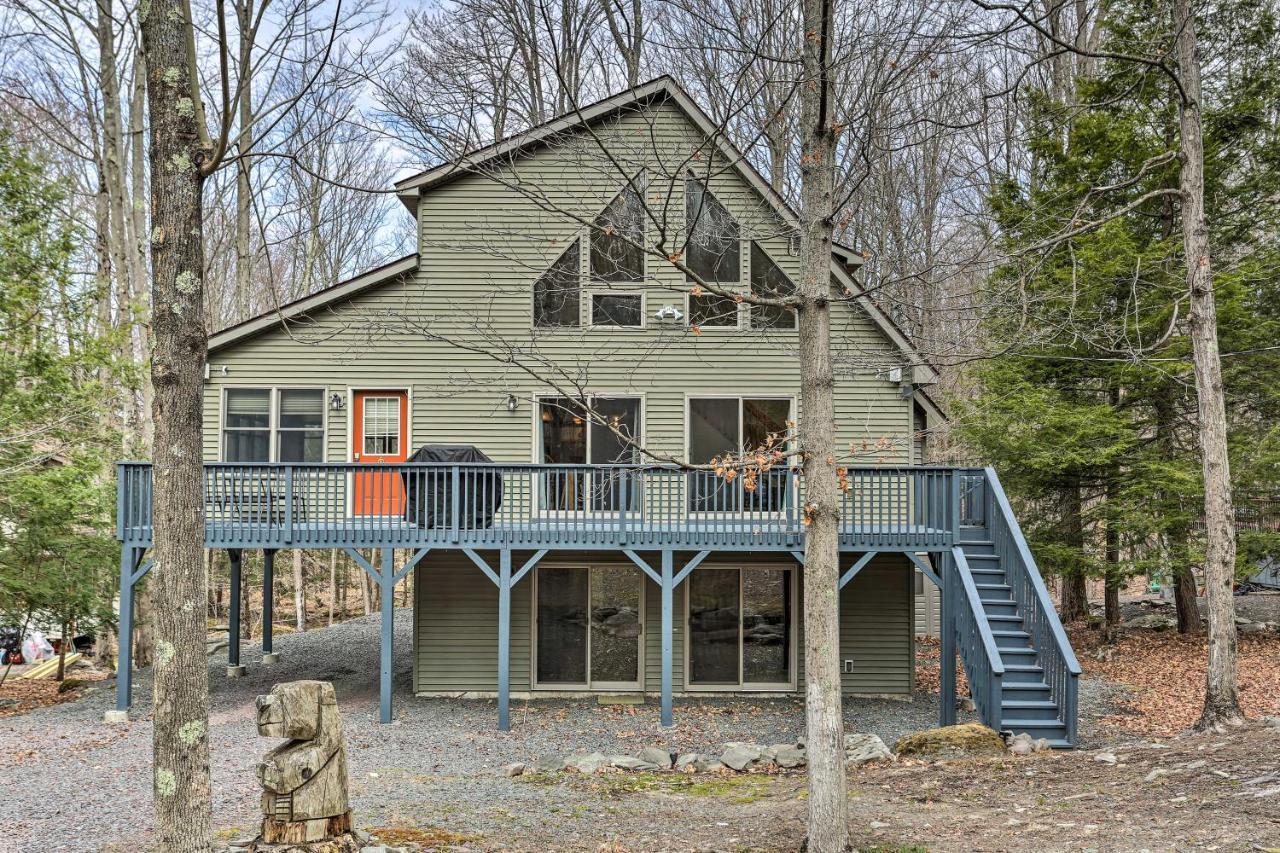 Peaceful Poconos Cabin With Lake Access And Views! Lake Ariel Exterior foto